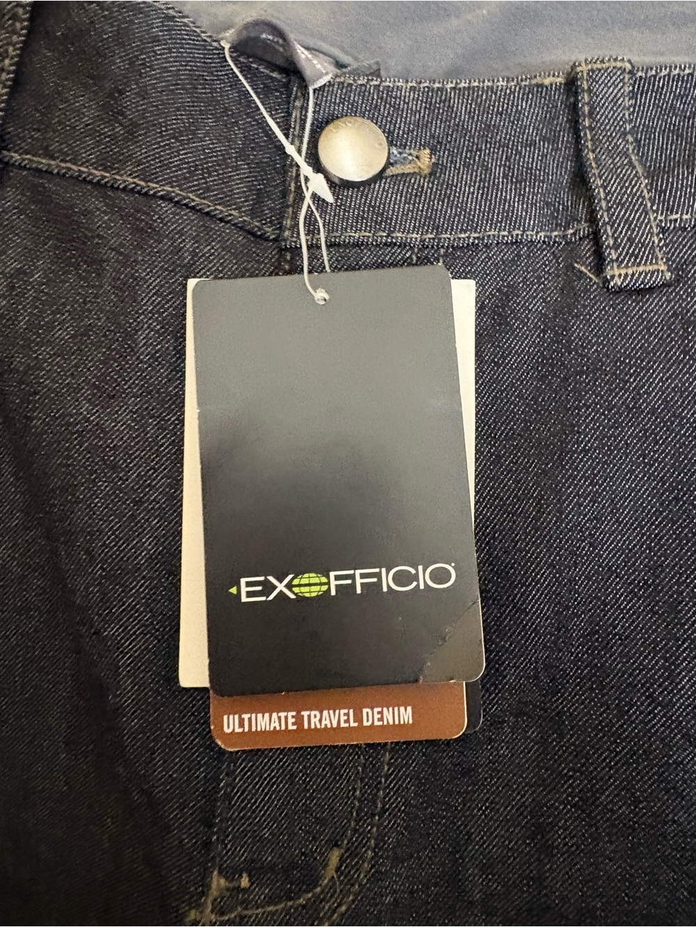 NWT ExOfficio Men's Cordova Insect Shield Jeans Dark Blue 40x32 Outdoor Hunting - Picture 4 of 5